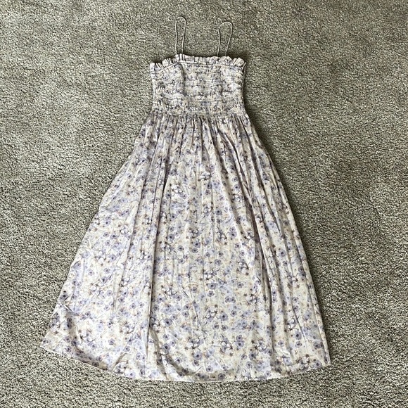 H&M | Dresses | Hm Purple Floral Dress | Poshmark